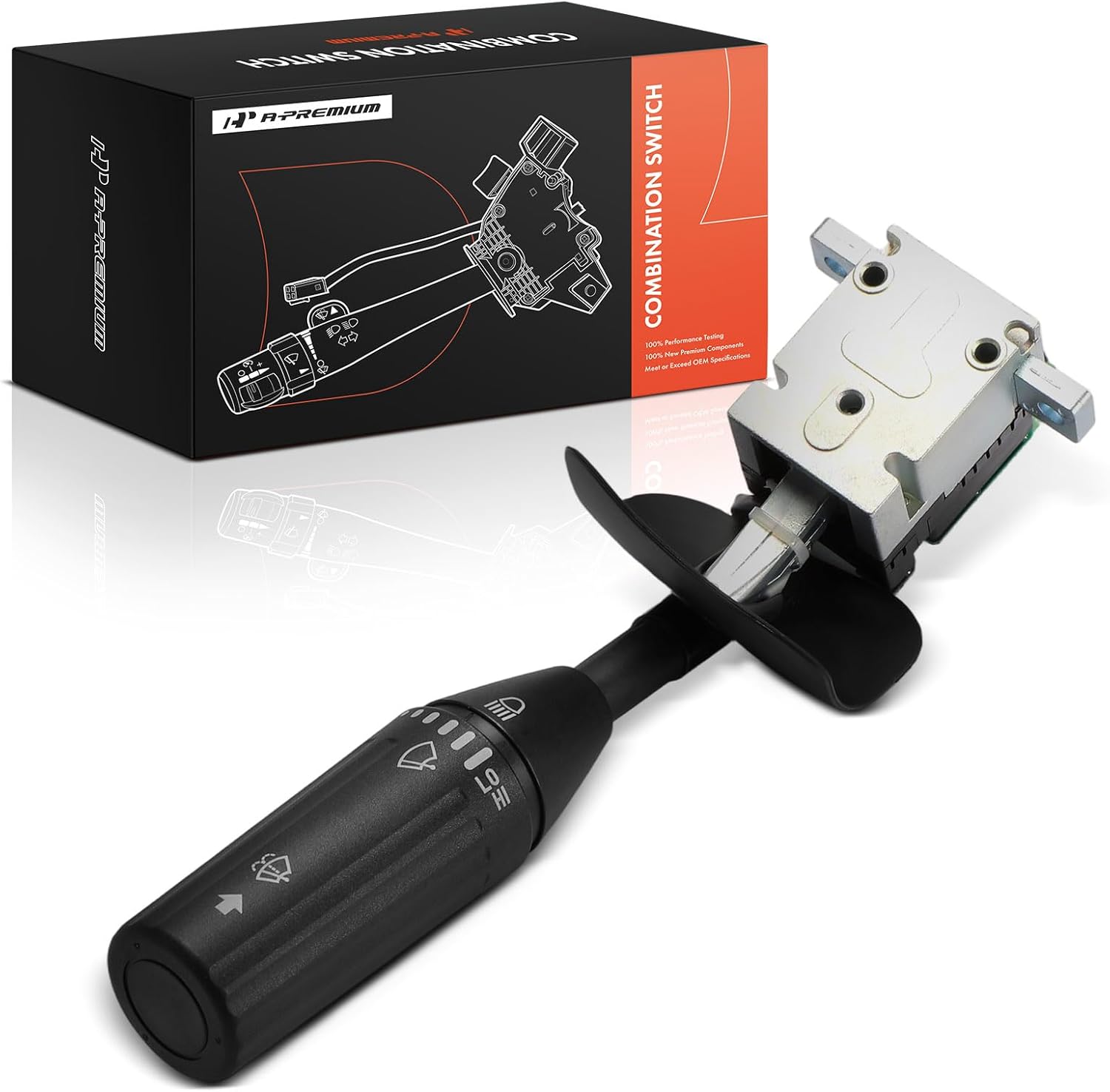 A-Premium Turn Signal Switch, Windshield Wiper, Headlight Dimmer (Auto) Multifunction Switch Compatible with Freightliner Cascadia 2014 2015 2016 2017