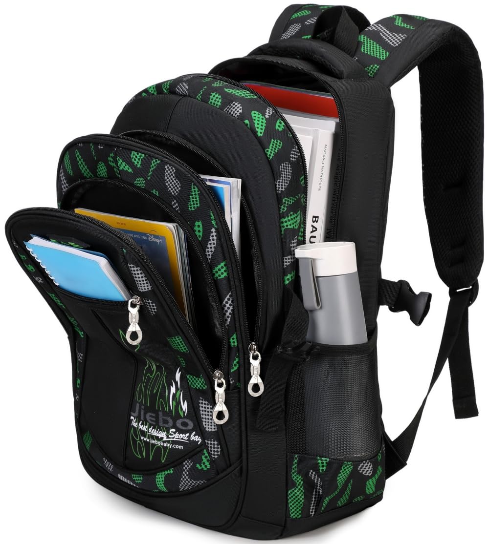 Rucksack für Jungen, Schulranzen-Set für Kinder, Büchertasche, strapazierfähig, Teenager, Studenten, Taschen für Teenager, wasserdicht
