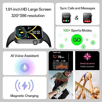 AOLON Smart Watch 1.91 Large Screen