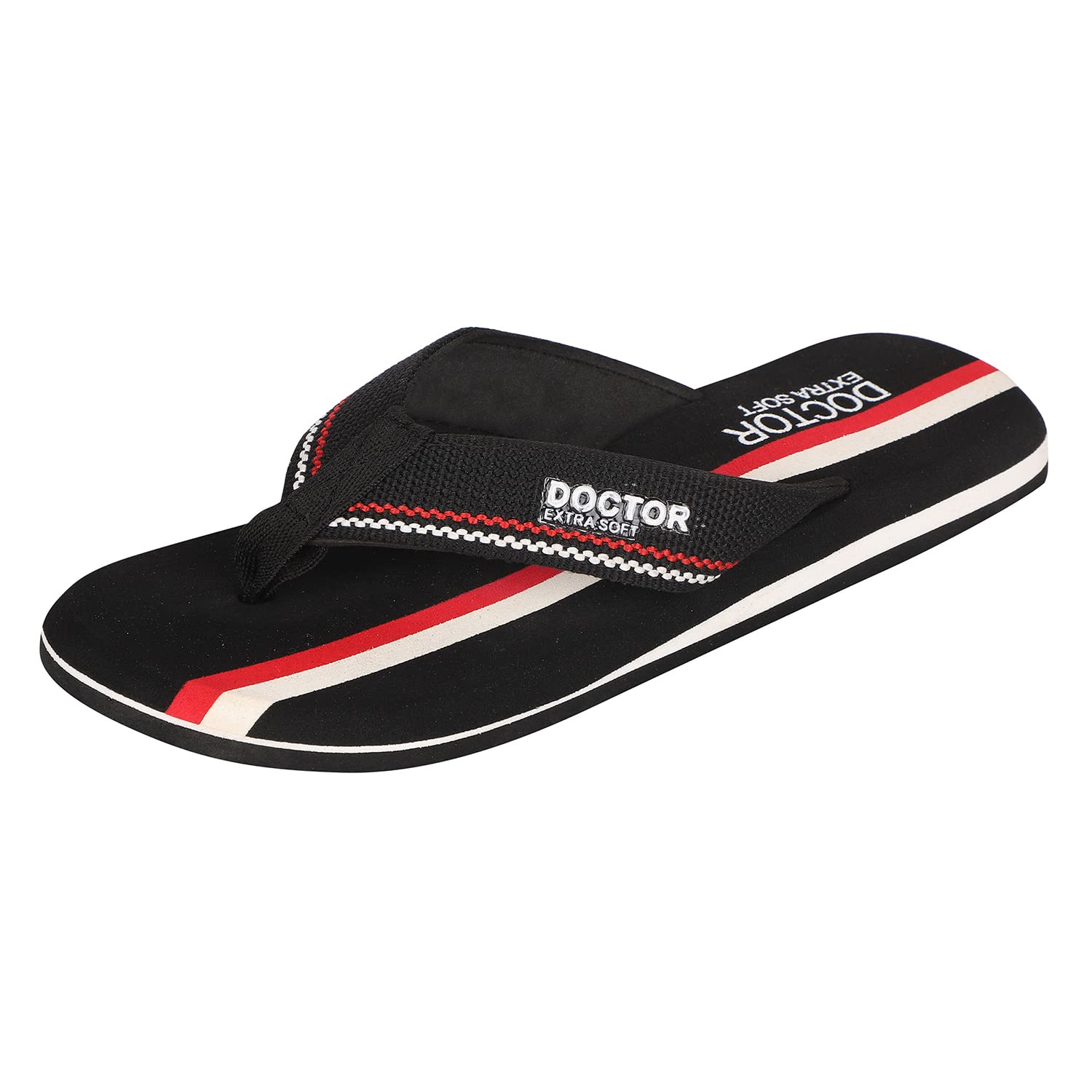 DOCTOR EXTRA SOFT Slipper for Mens || Diabetic & Orthopedic || Lightweight & Comfortable || Soft, Durable & Skid Resistant || Flip-Flop & Slippers for Mens & Boys D-33-Black-5 UK (B0C4BH5KVS) Amazon Price History, Amazon Price Tracker