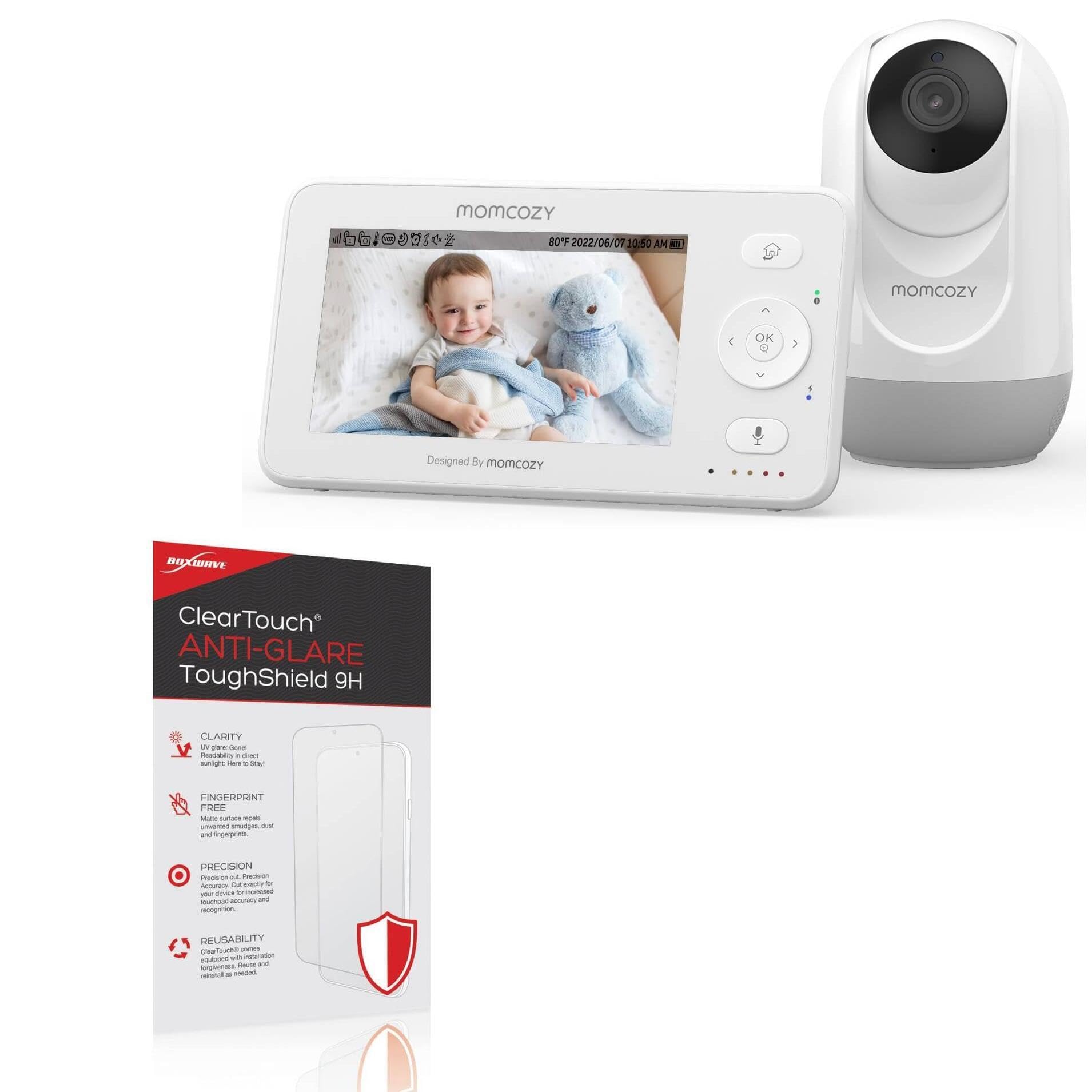 BoxWave Screen Protector Compatible with Momcozy Video Baby Monitor (4.3 in) - ClearTouch Anti-Glare ToughShield 9H (2-Pack), Anti-Glare 9H Tough Flexible Film Screen Protector