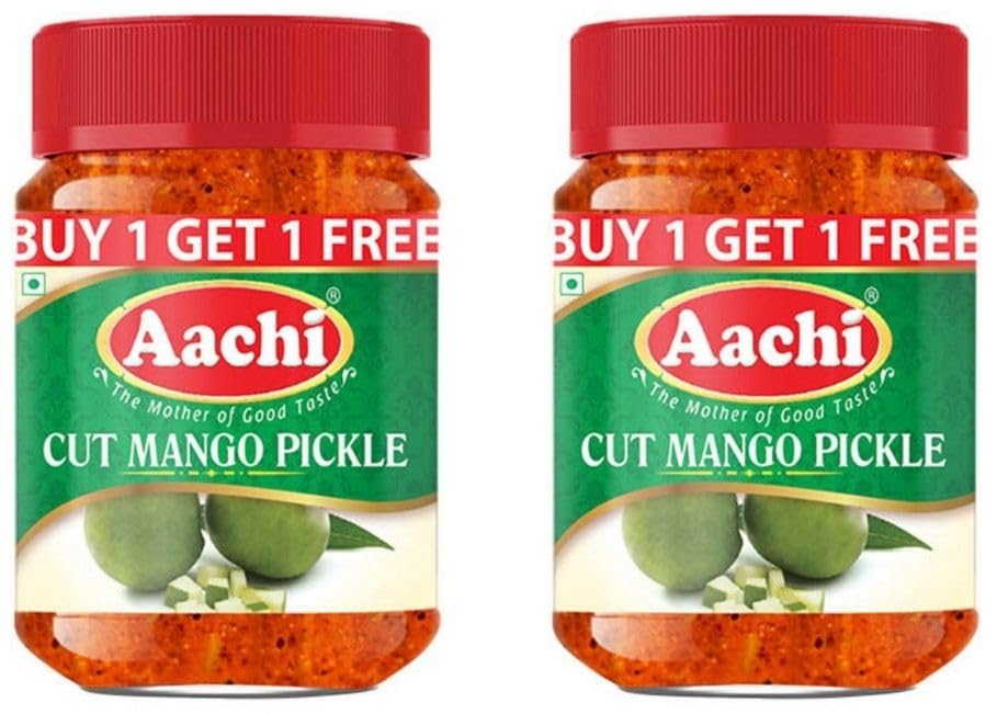 Aachi Cut Mango Pickle, 200g (One Plus One Offer)