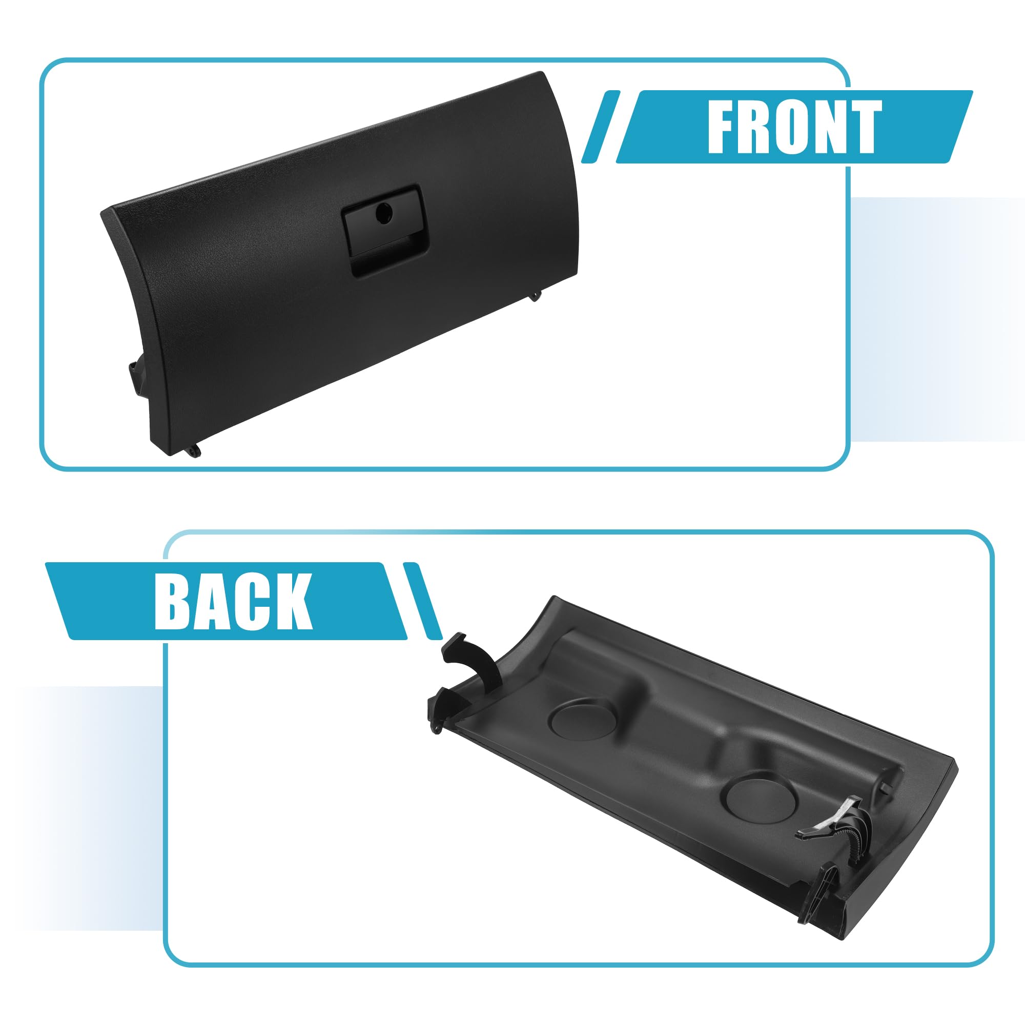 uxcell Dash Glove Box Door Lid Assembly for VW Golf Late 2002 2003