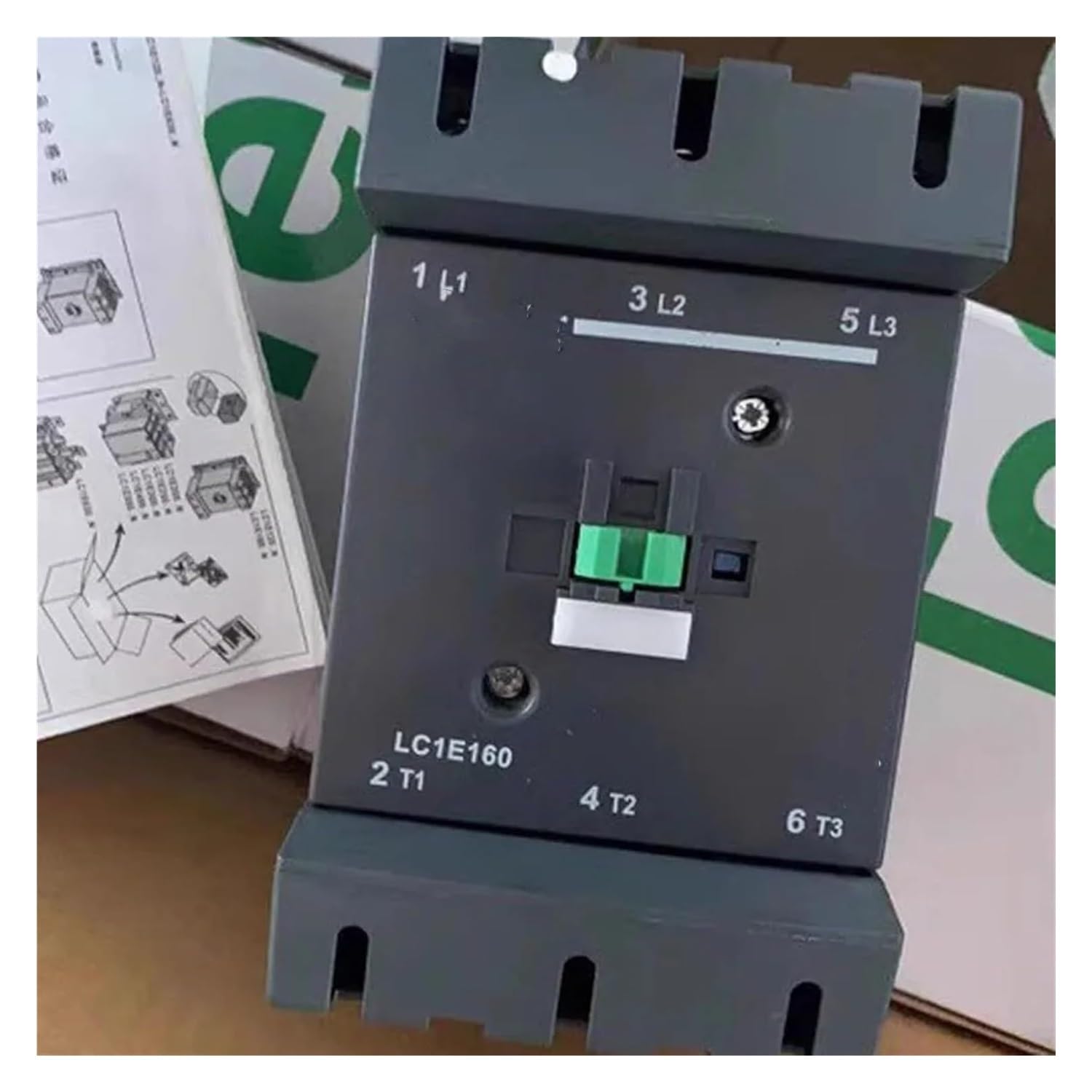 Komponenty elektroniczne Urządzenie LC1-E LC1E160M5N 160A 3P 3NO stycznik trójfazowy 220 V AC 50 Hz