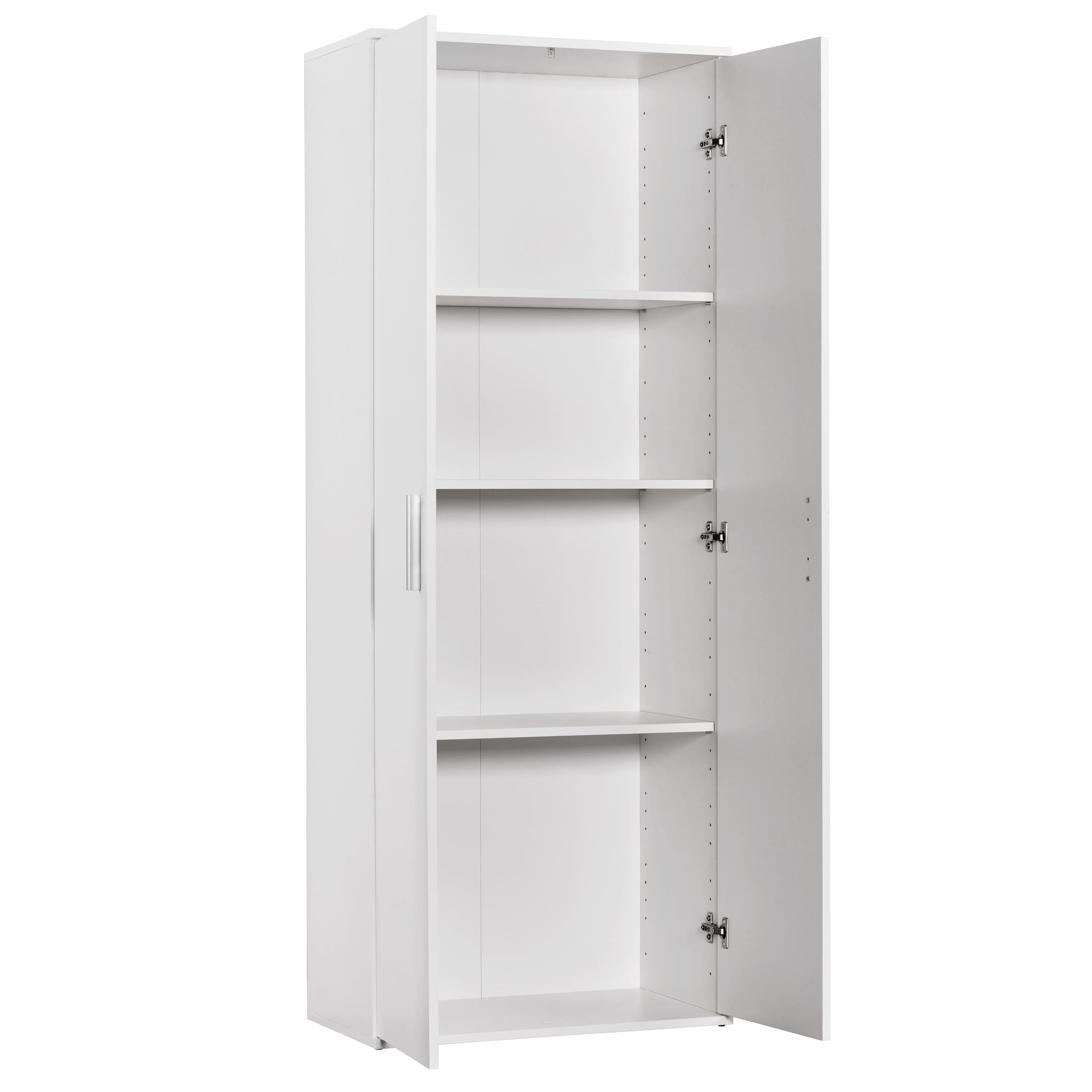 AVANTI TRENDSTORE - Premeno - Armadio multiuso in legno truciolare con 2 ante a battente e 3 ripiani. Dimensioni LAP ca. 64x167x33,4cm