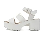 ACCOUNT ~ Women Open Toe Two Bands Lug sole Fashion Block Heel Sandals with Adjustable Ankle Strap