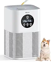 Purificadores de ar para casa grande sala de até 600 pés², purificadores de ar VEWIOR H13 True Hepa para animais de estimação, pelos, fumaça, pólen, 3 velocidades de ventilador, 6 temporizador
