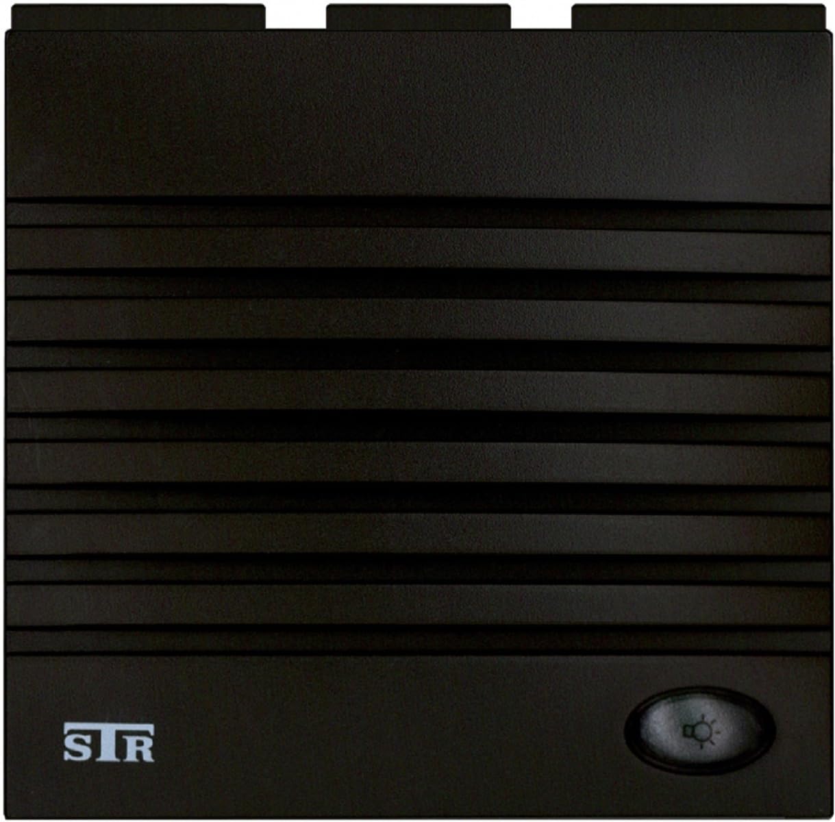 Alpha Communications TSMB Speaker/Mic Module - 5-Wire - Brown; Used with 5-Wire Alpha Type S.T.R. Handsets and Brown Modular Style Panel (s); Illuminated Dry-Contact Low Voltage Light Pushbutton