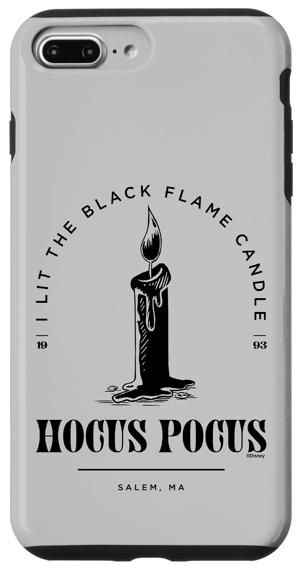 Coque iPhone 7 Plus/8 Plus Disney Hocus Pocus bougie noire
