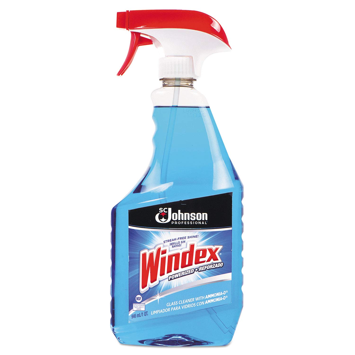 Windex Powerized Glass Cleaner with Ammonia-D (32-Ounce, 12-Pack, Spray Bottles)