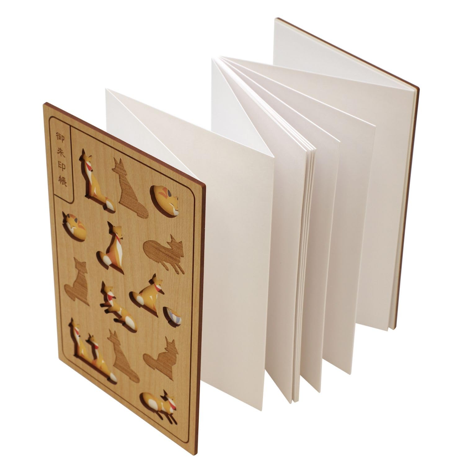 Amazon | CRU-CIAL クルーシャル 御朱印帳 狐 H210074FO | 朱印