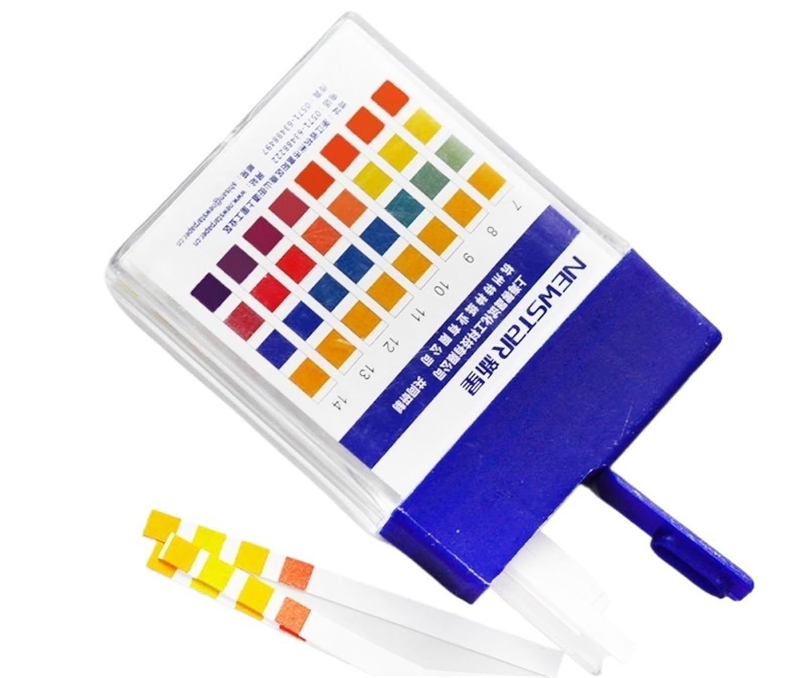 100 Strisce/Scatola Carta for Test PH a Quattro Colori Carta for Test di Laboratorio Universale 1-14(10 Boxes) | 10 boxes