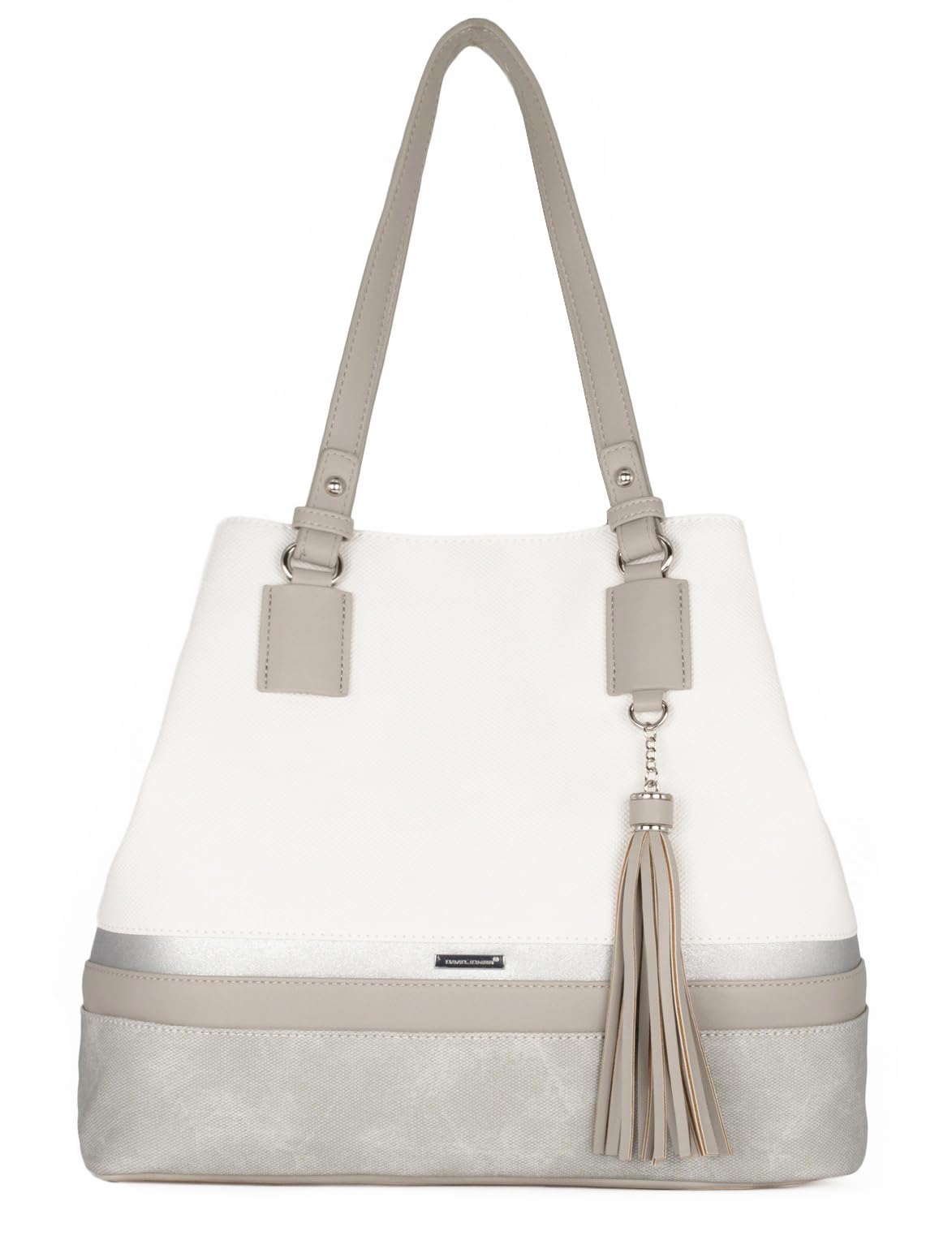 David Jones - Donna - Borse a Tracolla PU Pelle Bianco