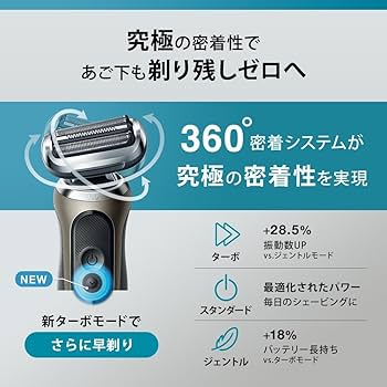 Amazon.co.jp: Braun Series 7 72-C1500s Electric Shaver with Washer