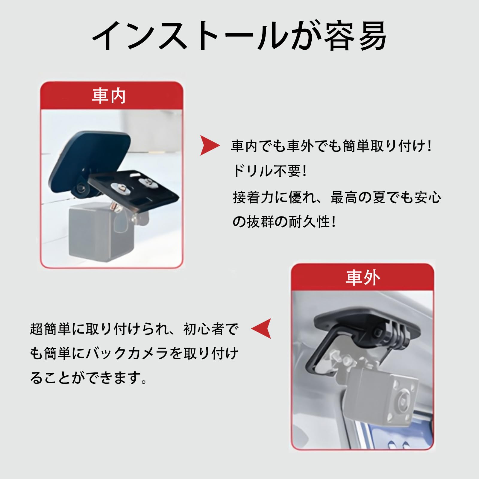 Amazon.co.jp: TRkin リアカメラ ステー バックカメラ取付用