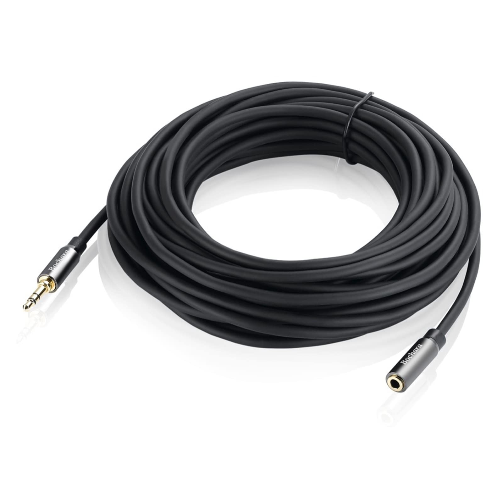 1/8''' Câble d'extension jack stéréo 3,5 mm mâle vers femelle audio OFC plaqué or 1,8 m 3 m 5 m 10 m 15 m 20 m(20m)