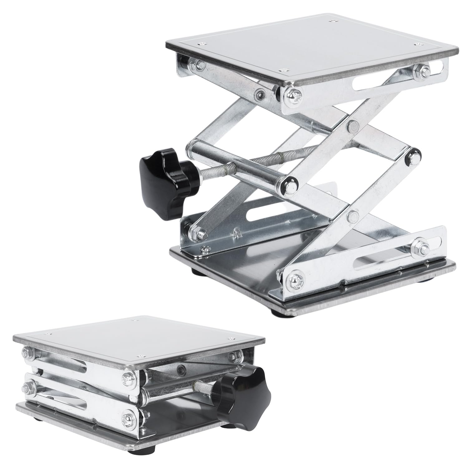 Amazon.co.jp: aleawol 200×200x280mm ラボジャッキ 昇降台 実験用