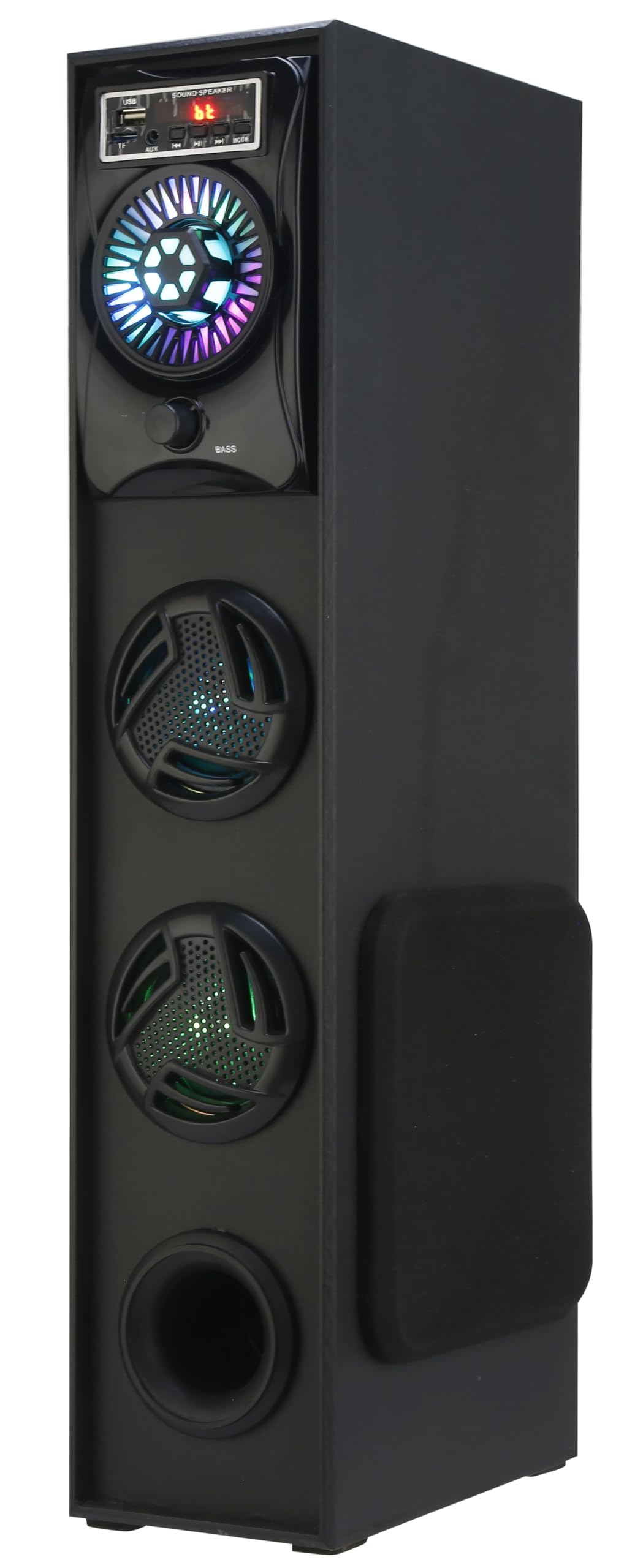 TECHXEWOO Party Blaster TS 511 Powerfull Home Theater Party with 200 Watts, Double 6" Woofers, Bluetooth, Mic Port, Inbuilt Karaoke,WTS, and Wide Connectivity Options Via Aux_in