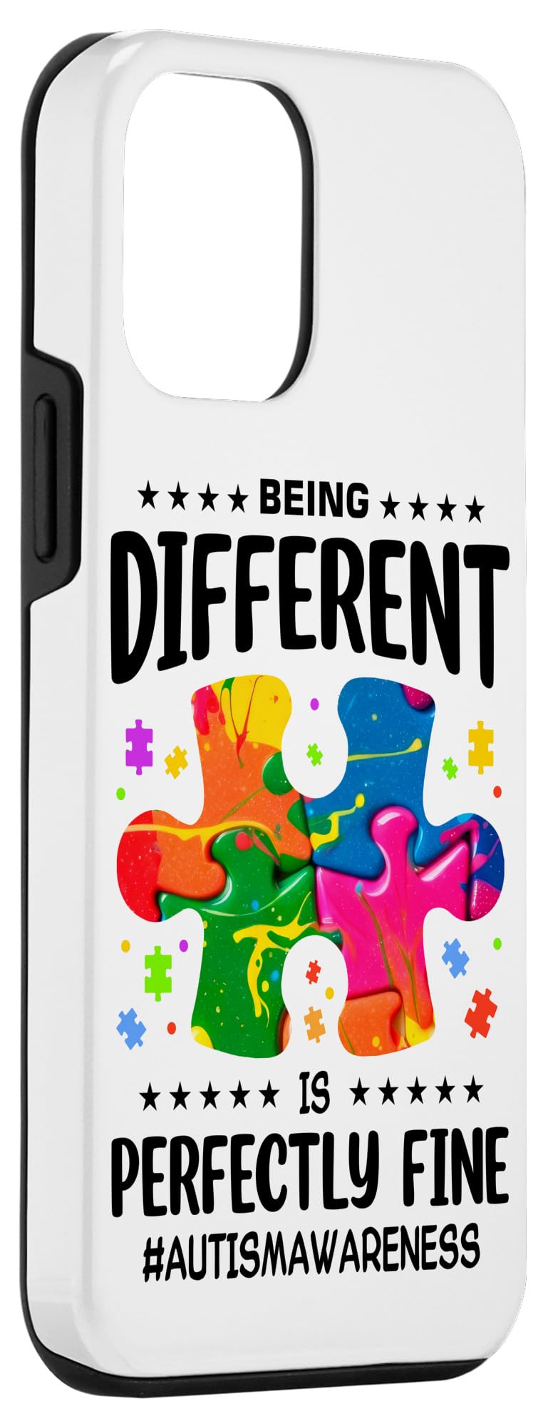 Funny Autism Spectrum Design for Autism Awareness Case for iPhone 12 mini - Image 3