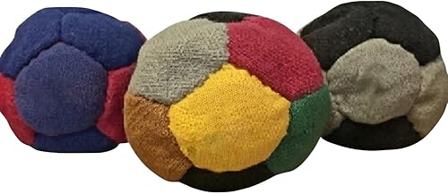 ASUIU Dirt Bag 3 Pack Footbag for Adults & Kids Professional Sand Filled Hackey 