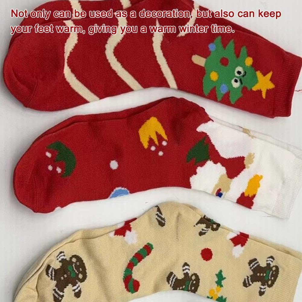Sock Advent Calendar 2024, 24 Pair Christmas Socks Funny Socks Countdown to 2024 Christmas, Christmas Warm Socks Gift for Adults Xmas Party Favor
