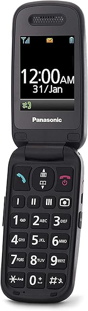 Panasonic KX-TU446, KX-TU446EXB Telefon Komórkowy, 2.4 Cala, Szary