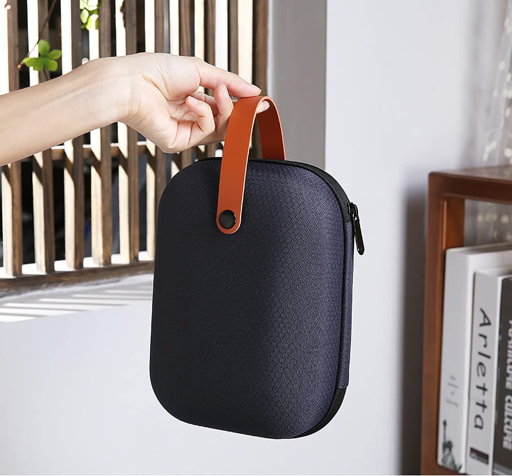 Juego de Té 7 Piezas Cerámica China Servicio de Té Pequeño con Tetera de 130ml y 4 Tazas de Té de 30ml Juego de Té Portátil para Viajes como Regalo