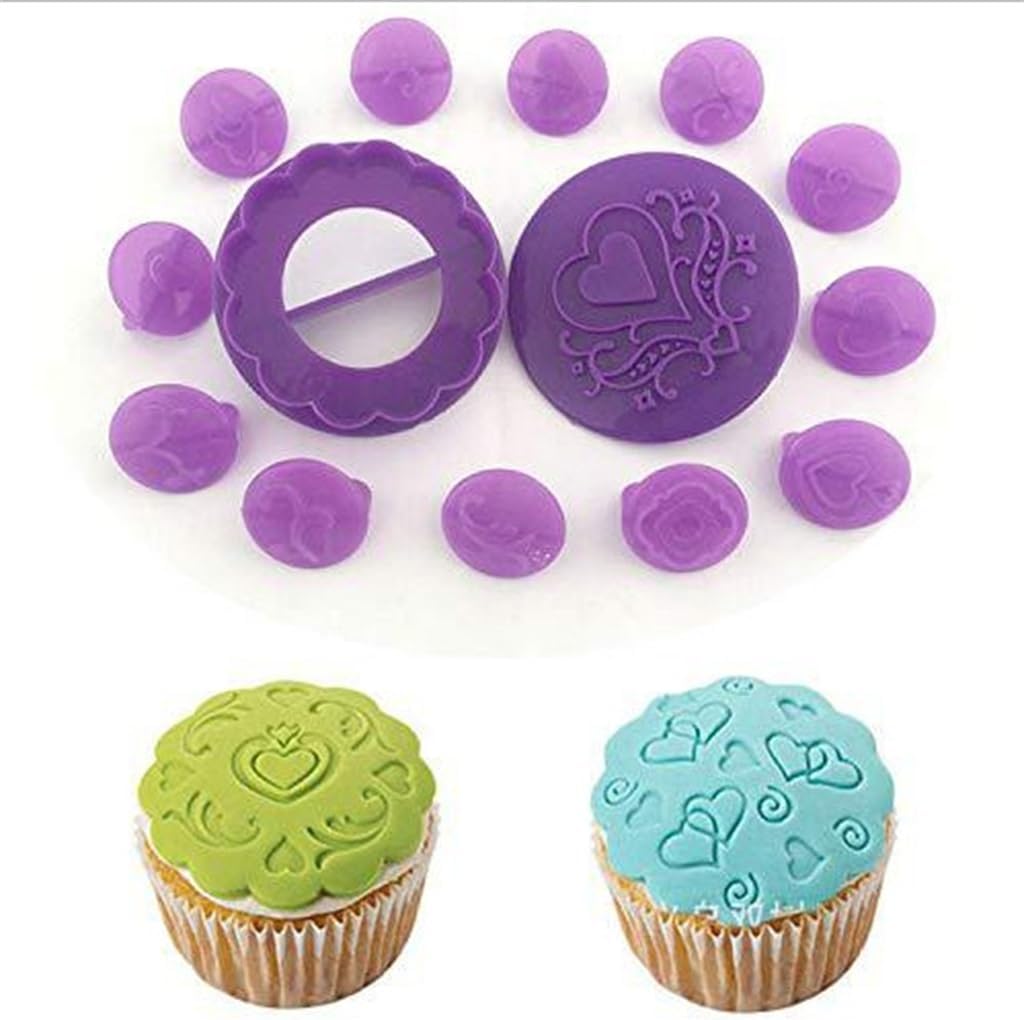 122 Piece Cake Turntable Set Cake Decoration Mouth Love Sugar Flipping Molds Baking Tool