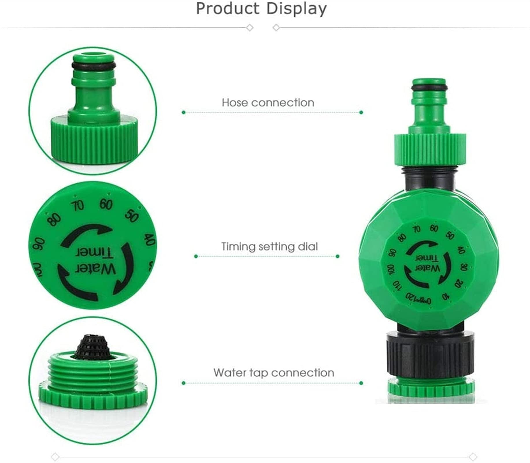 RJJ Timer dell'Acqua Timer Automatico del Tubo del Tubo Flessibile dell'Acqua del Rubinetto del Rubinetto del Timer di irrigazione del Timer di irrigazione del Timer per l'irrigazione del Giardino