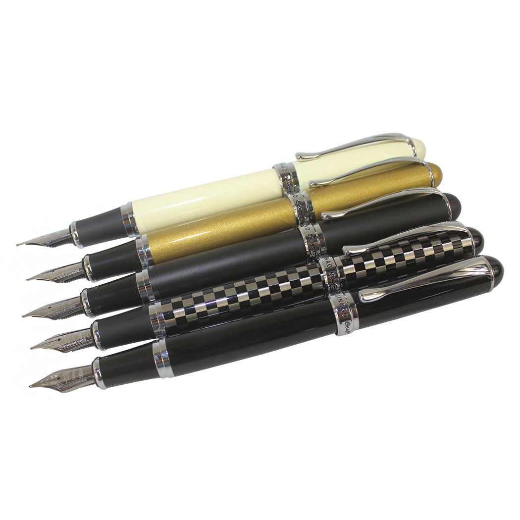 5 pcs Jinhao Fountain Pen 750 in 5 colors Luxury Pen