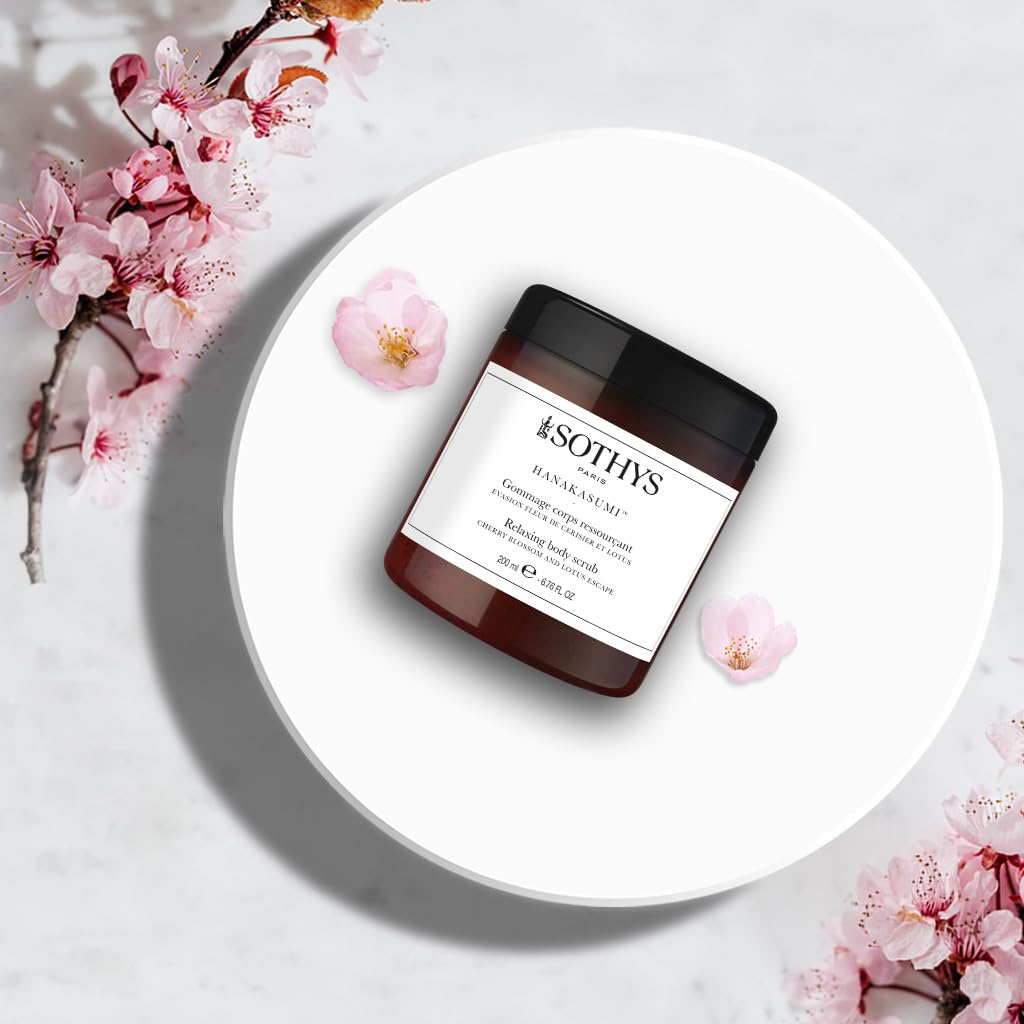 SOTHYS Relaxing Body Scrub | Cherry blossom escape | Exfoliating Sugar Scrub | Smooth & Nourished Skin