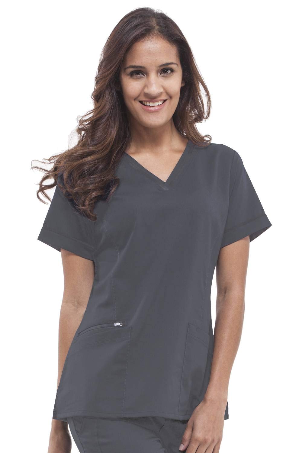 Healing Hands ScrubsTop for Women with 3 Pockets and Easy Care, 2-Way Stretch Fabric 2278