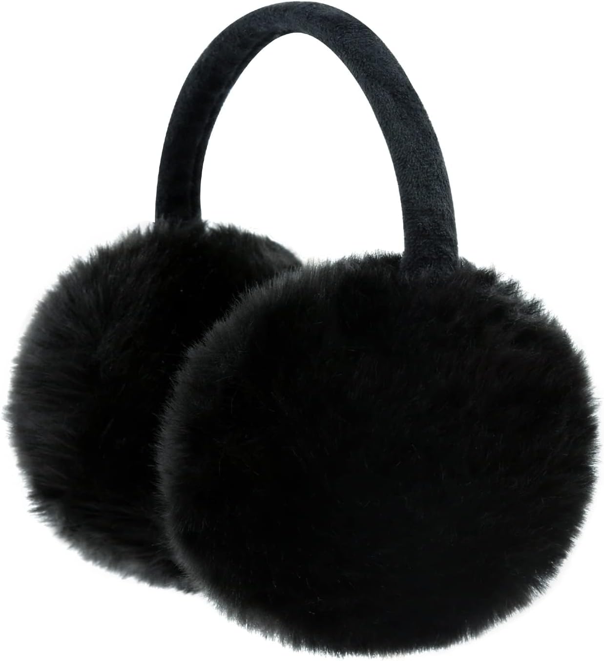 Women Winter Ear Muffs Fluffy Faux Fur Earmuffs Foldable Ear Warmer Girls Soft Ear Covers