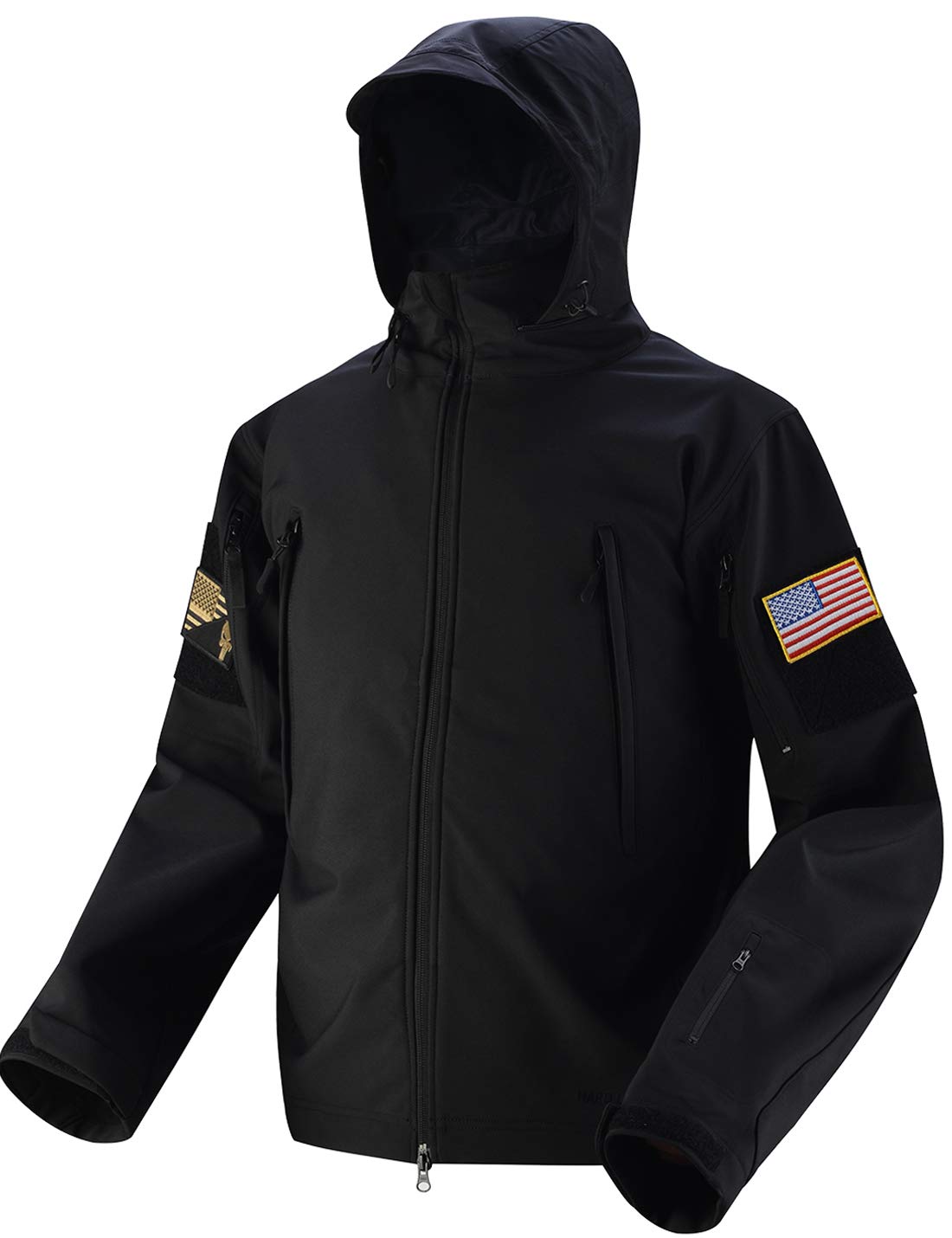 Softshell Jacket Tactical Jacket Velcro Patches HARD LANDTactical