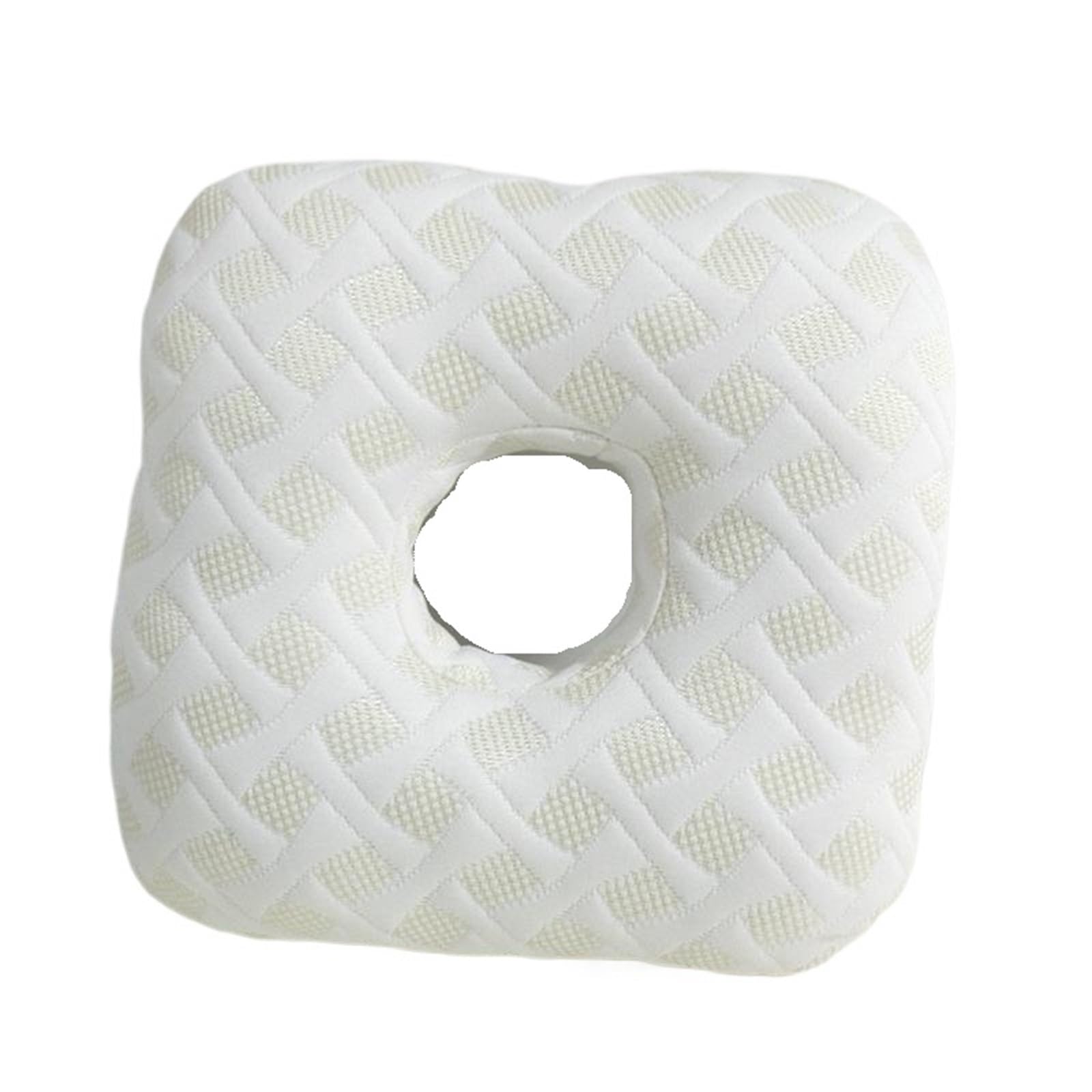 Ayztantine Ear Piercing Pillow with an Ear Hole Cotton Filling Ear Piercing Pillow Breathable Ergonomic With Hole Portable Comfortable Earring(Color12)