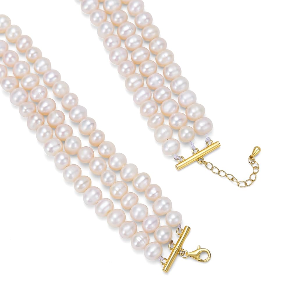 Amazon.com: Pearl Vibe AAA+ Quality White Freshwater Pearls
