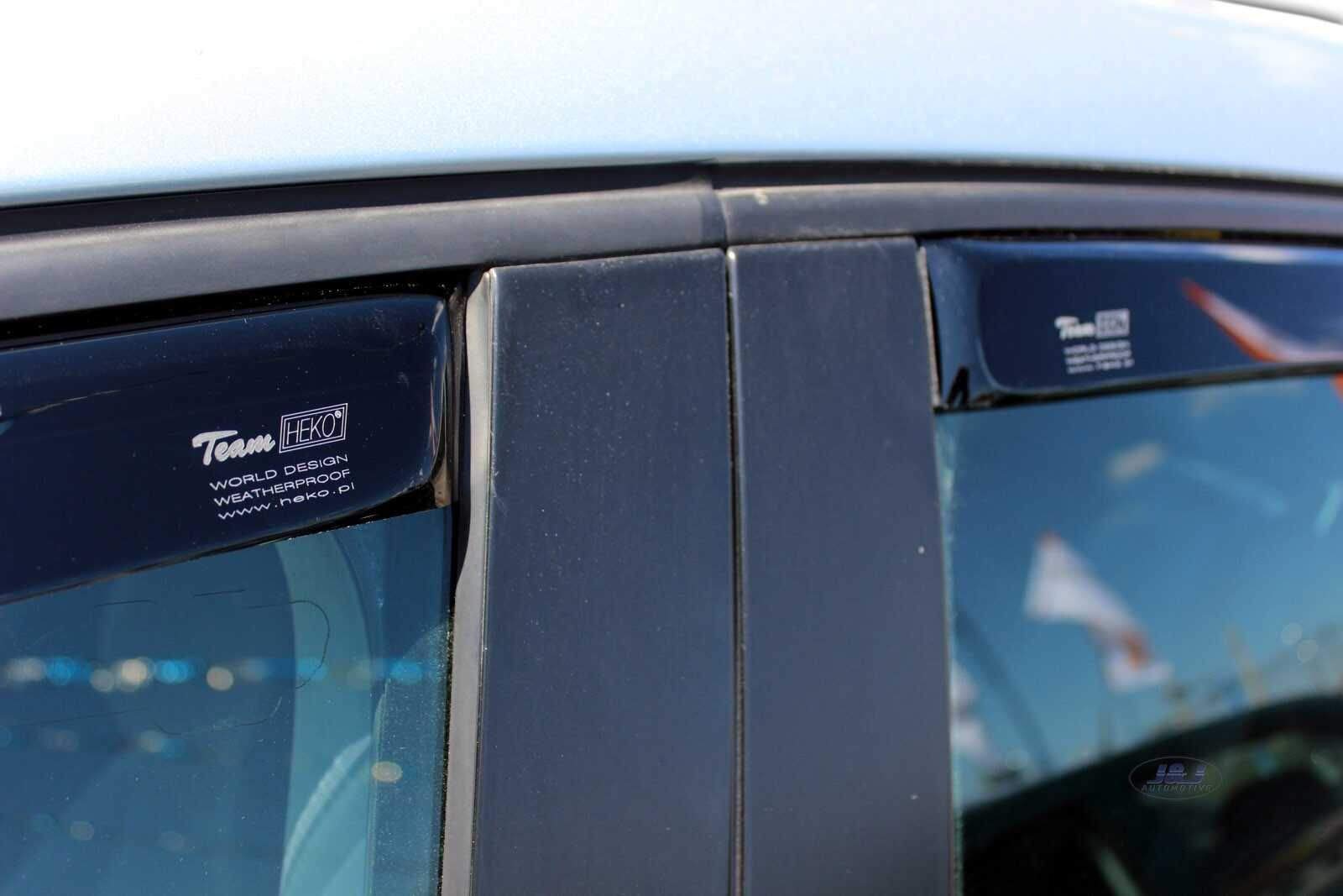 Team HEKO Déflecteurs D'air / De Vent à Coller Pour VW Touareg I 2003-2010 / Porsche Cayenne 2002-2007 5 Portes - 4 Avant Et Arrière Super 5