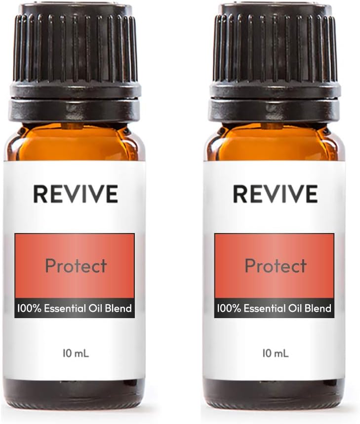 Protect Essential Oil Blend 2 Pack by Revive Essential Oils – 100% Pure Therapeutic Grade, for Diffuser, Humidifier, Massage, Aromatherapy, Skin & Hair Care