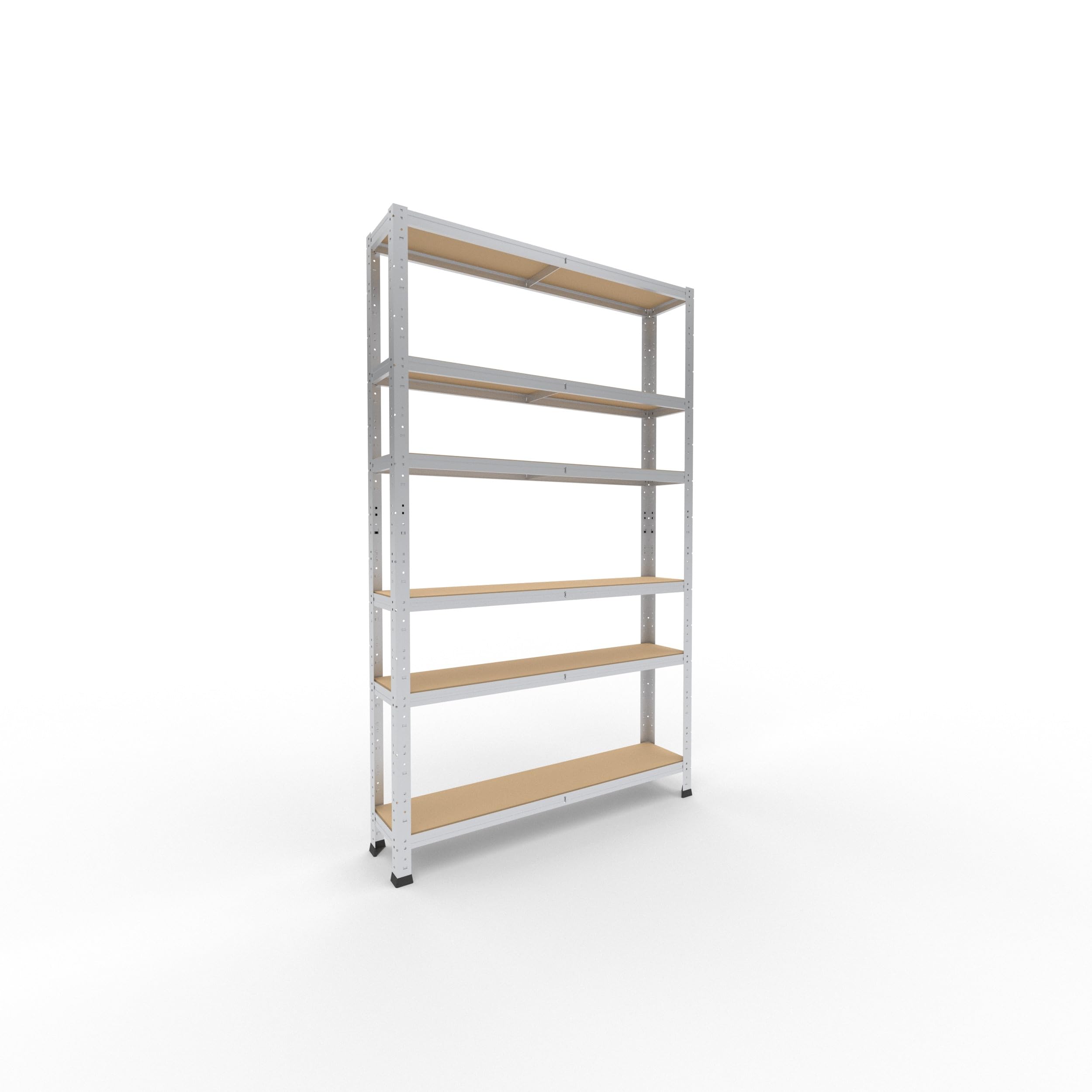 shelfplaza Home 180x110x23cm scaffale pesante zincato: 6x145kg