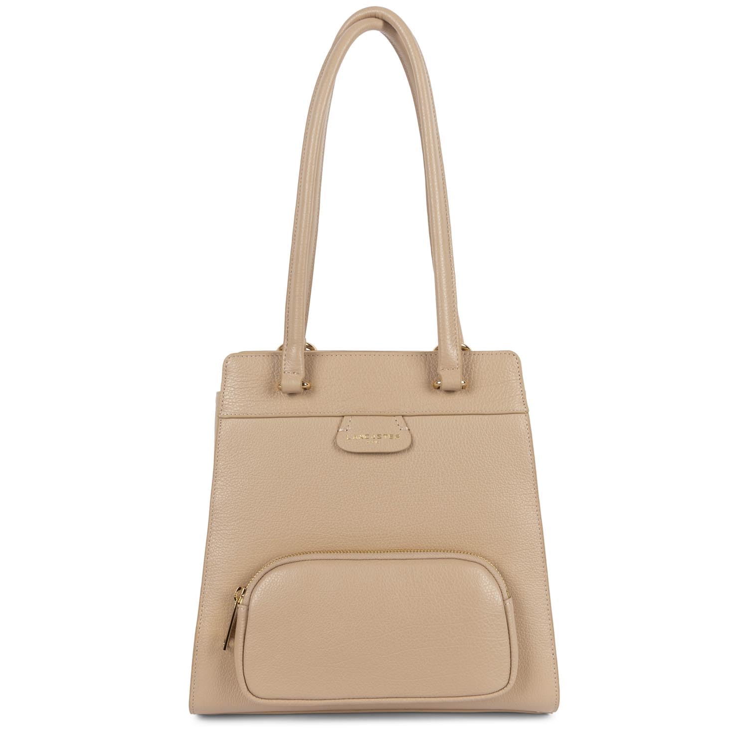 Bolso unisex Lancaster Dune de diseño sofisticado en elegante Beigefonce 7