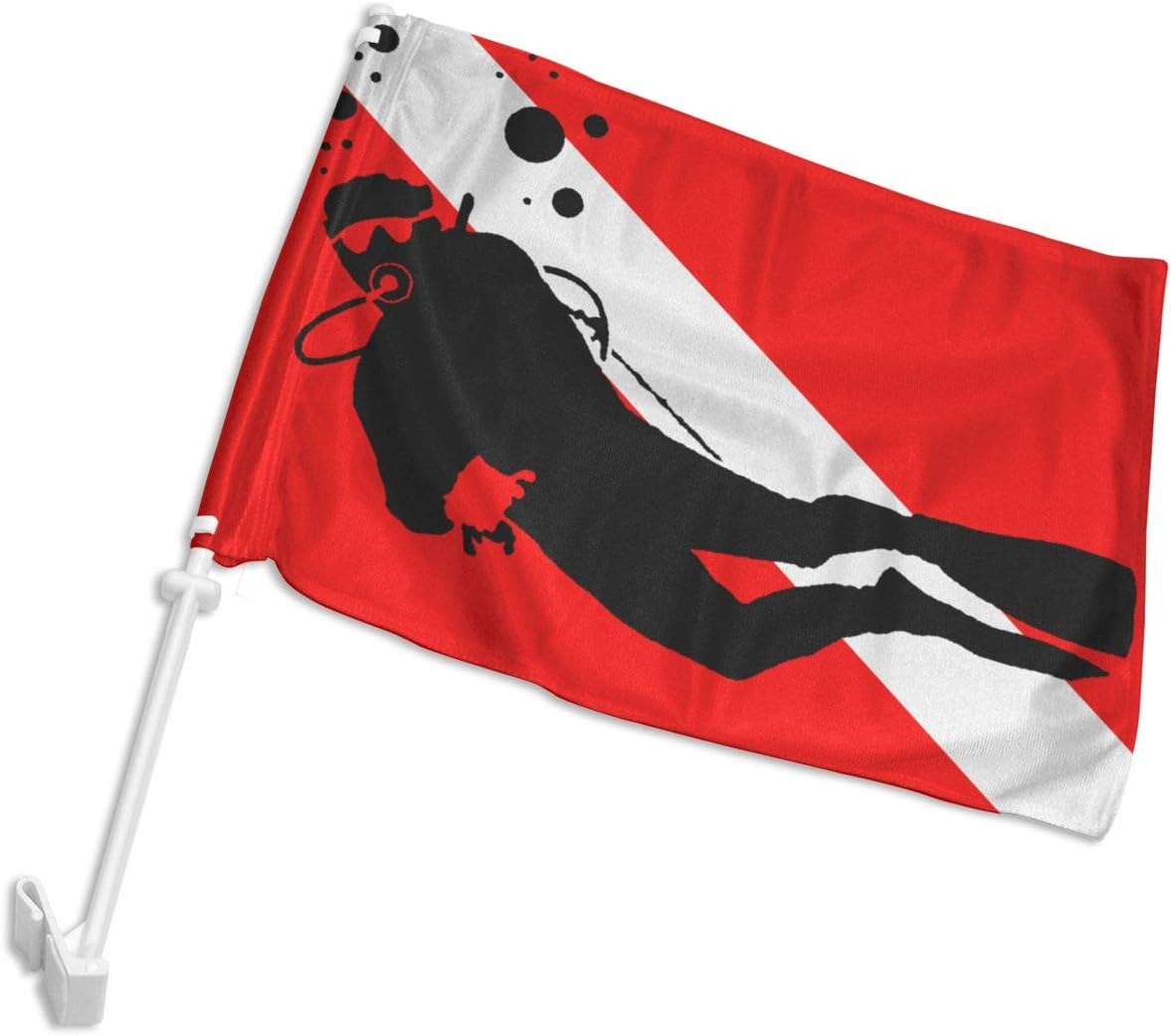 ViRl03 Diving Flag Scuba Divers Car Flag Double Sided