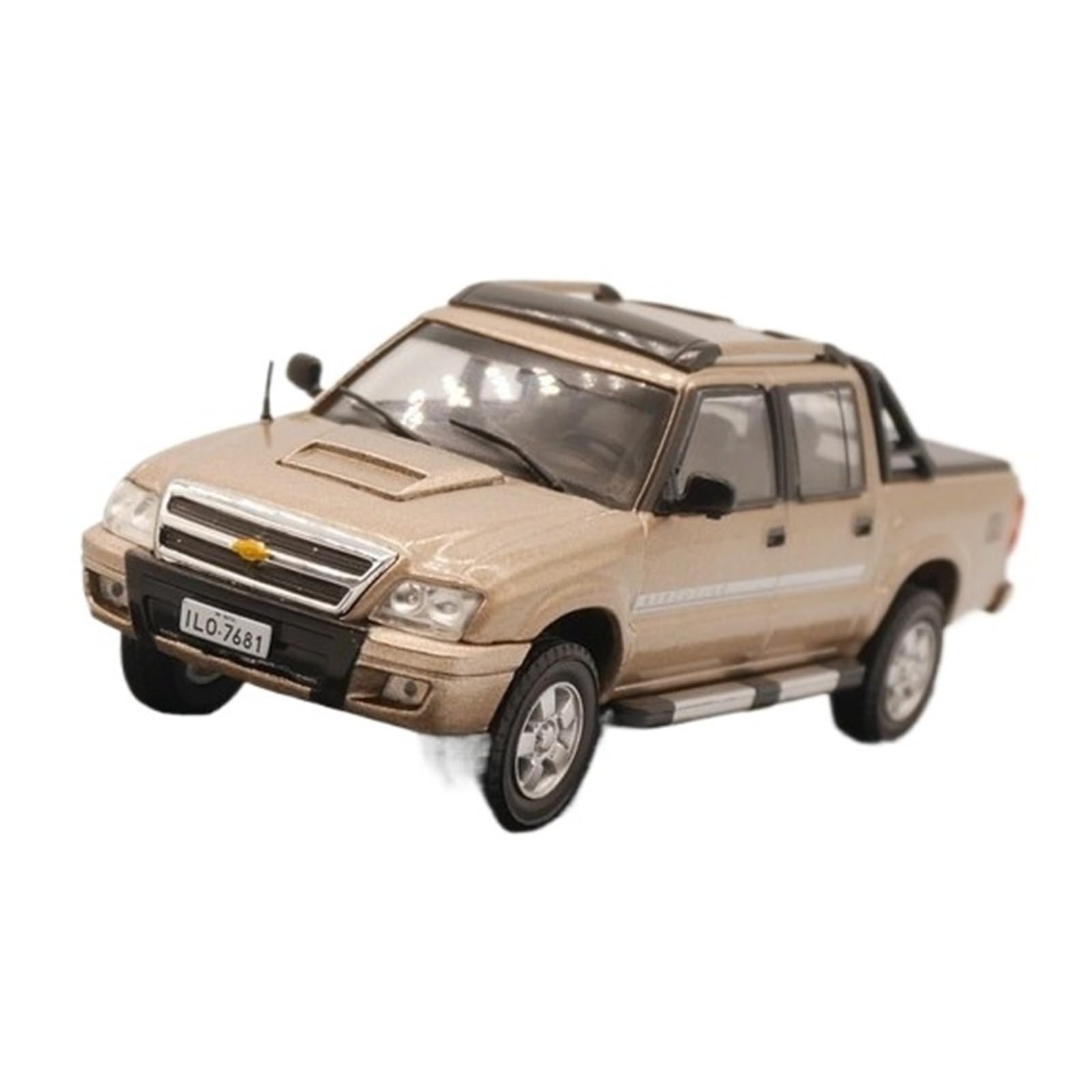 1 43 ​​Für Chevrolet S 10 Deluxe 2.5 2009 Classic Gold Pickup Truck Automodell Für Sammler Modellauto In Sammlerqualität