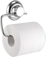 MaxHold Fúrás Nélküli WC-Papír Tartó - Tapadókorongos Vákuum Rendszer - Rozsdamentes Acél - 10 kg Teherbírás - Fürdőszobába és Konyhába 1