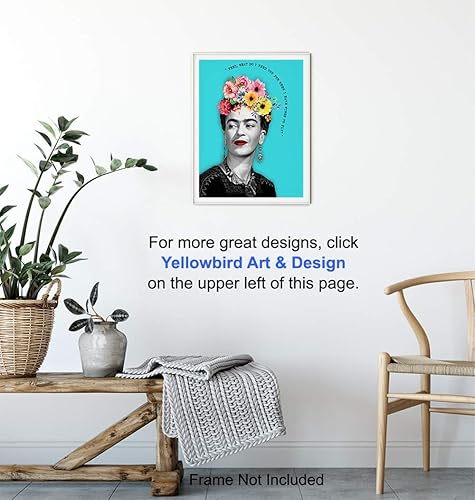 Miniatura 5 de Wall Art Poster Print - 8x10 Modern Art Motivational Quote for Bedroom, Bathroom, Bath, Home Office - Inspirational Pop Decor - Unframed