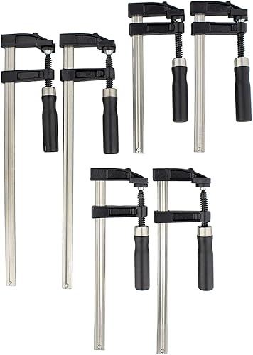 Miniatura 2 de Abrazaderas de barra de brazo deslizante DCT 12 abrazaderas de resorte de PC y abrazaderas F Juego de abrazaderas para carpintería