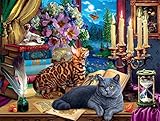 Buffalo Games - Cats and Candelabra - 750 Piece Jigsaw Puzzle