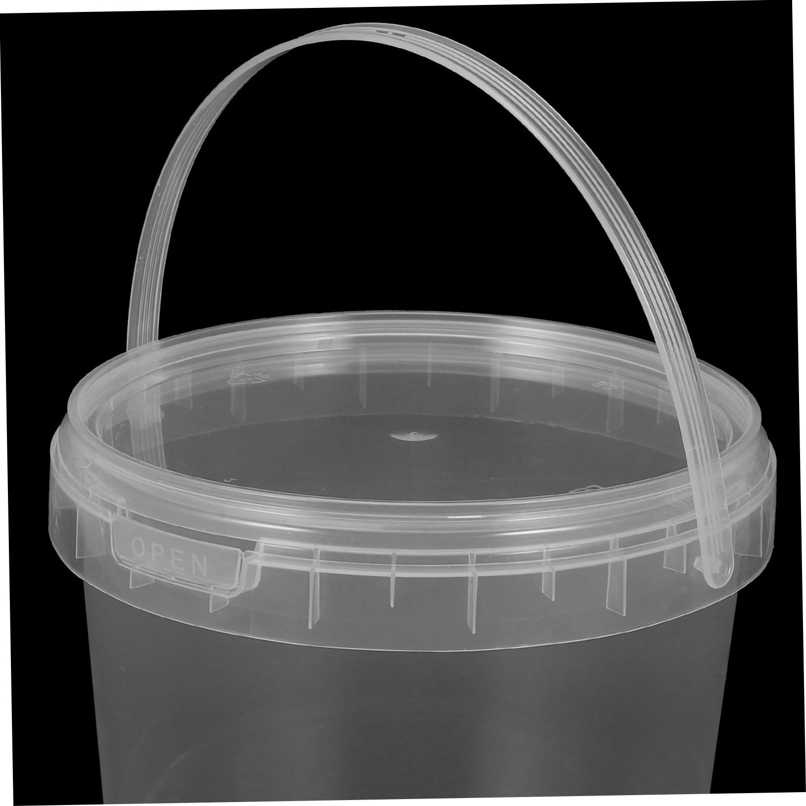 BESTonZON Ice Bucket Lid and Scoop Set Large Ice Bucket for Freezer Freezer Containers for Cake Shops Bakeries