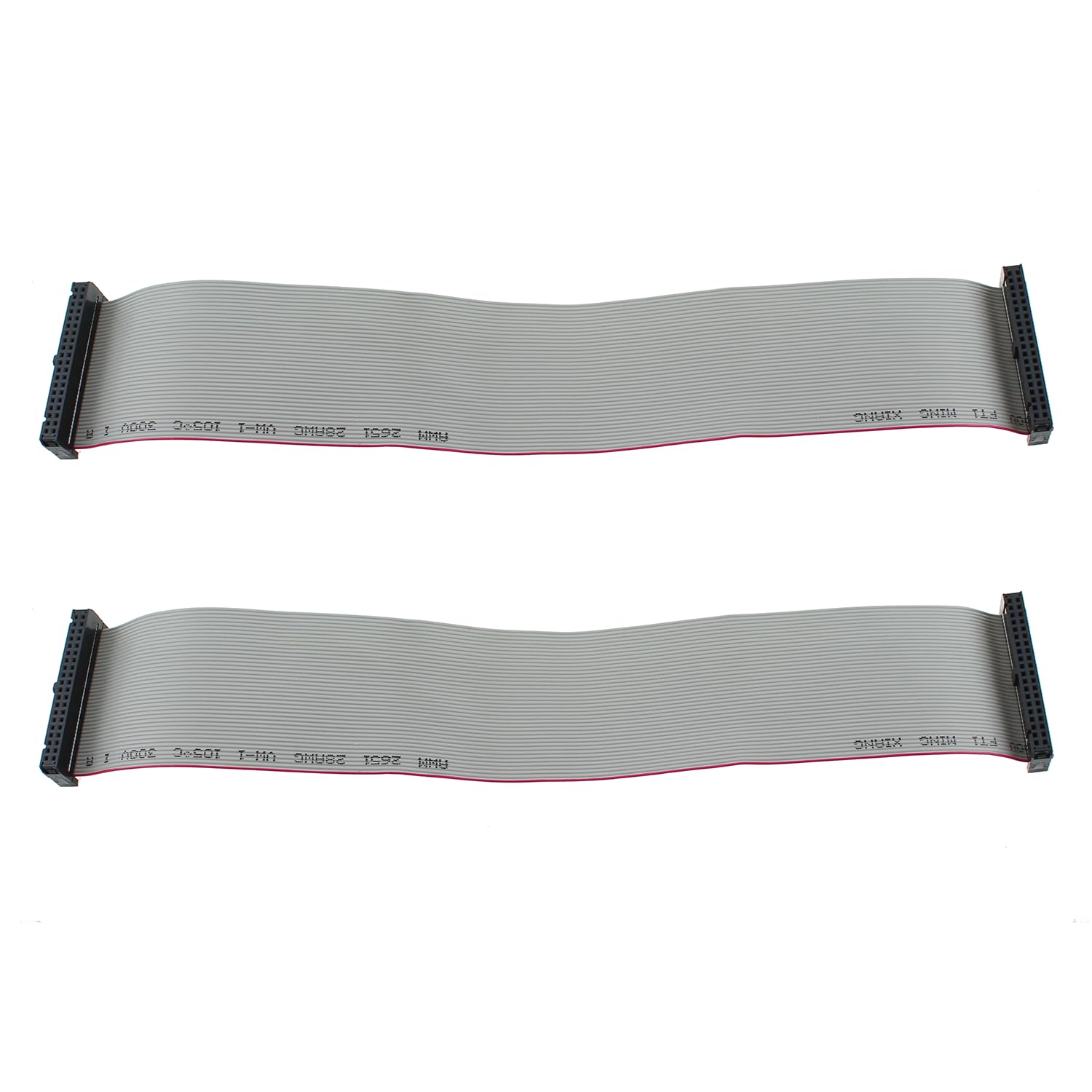 30cm IDE Female to Male Hard Drive Cable 40 Pin IDE Extension Flexible Flat Cable for 3.5 Inch IDE Interface Hard Drives