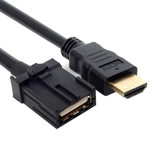 Miniatura 4 de Chenyang HDMI 1.4 tipo E a HDMI tipo A cable de audio video el 1.5M grado automotriz para el coche Hyundai H1