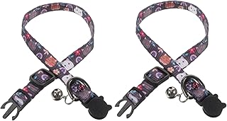 Mipcase 2 Pçs Coleira De Gato Coleiras De Cachorro Ajustáveis Para Cama De Flor Coleira De Gato Coleiras De Sino Para Cachorros Pequenos Coleiras De Cachorro Para Cachorros Pequenos